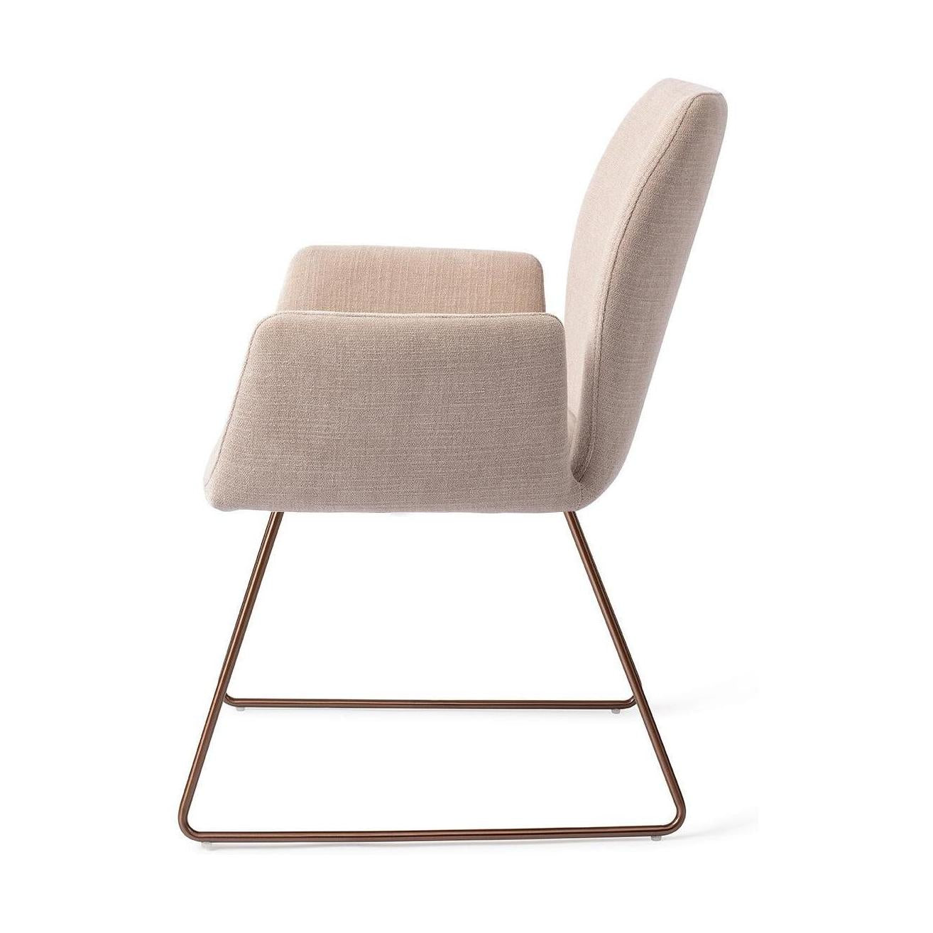Jesper Home Misaki eetkamerstoel Sand Strand slide rose