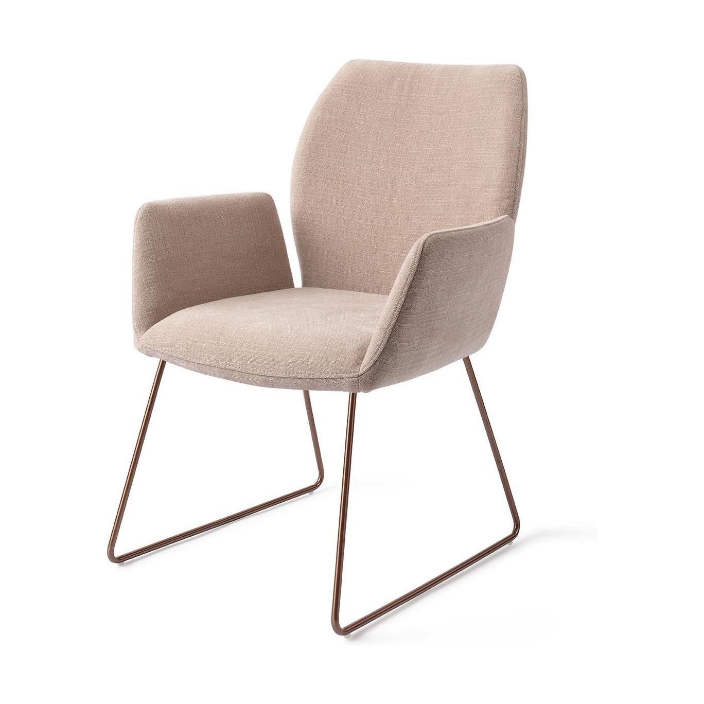 Jesper Home Misaki eetkamerstoel Sand Strand slide rose
