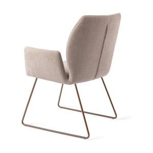 Jesper Home Misaki eetkamerstoel Sand Strand slide rose