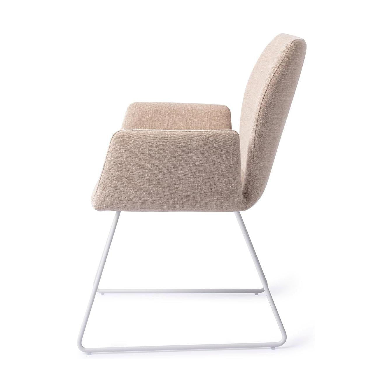 Jesper Home Misaki eetkamerstoel Sand Strand slide white
