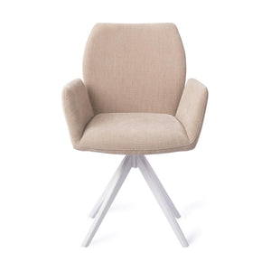 Jesper Home Misaki eetkamerstoel Sand Strand turn white