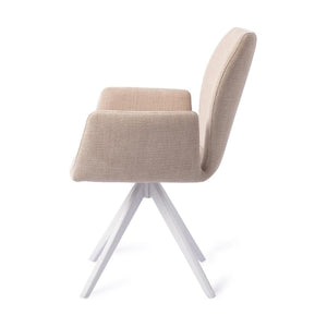 Jesper Home Misaki eetkamerstoel Sand Strand turn white
