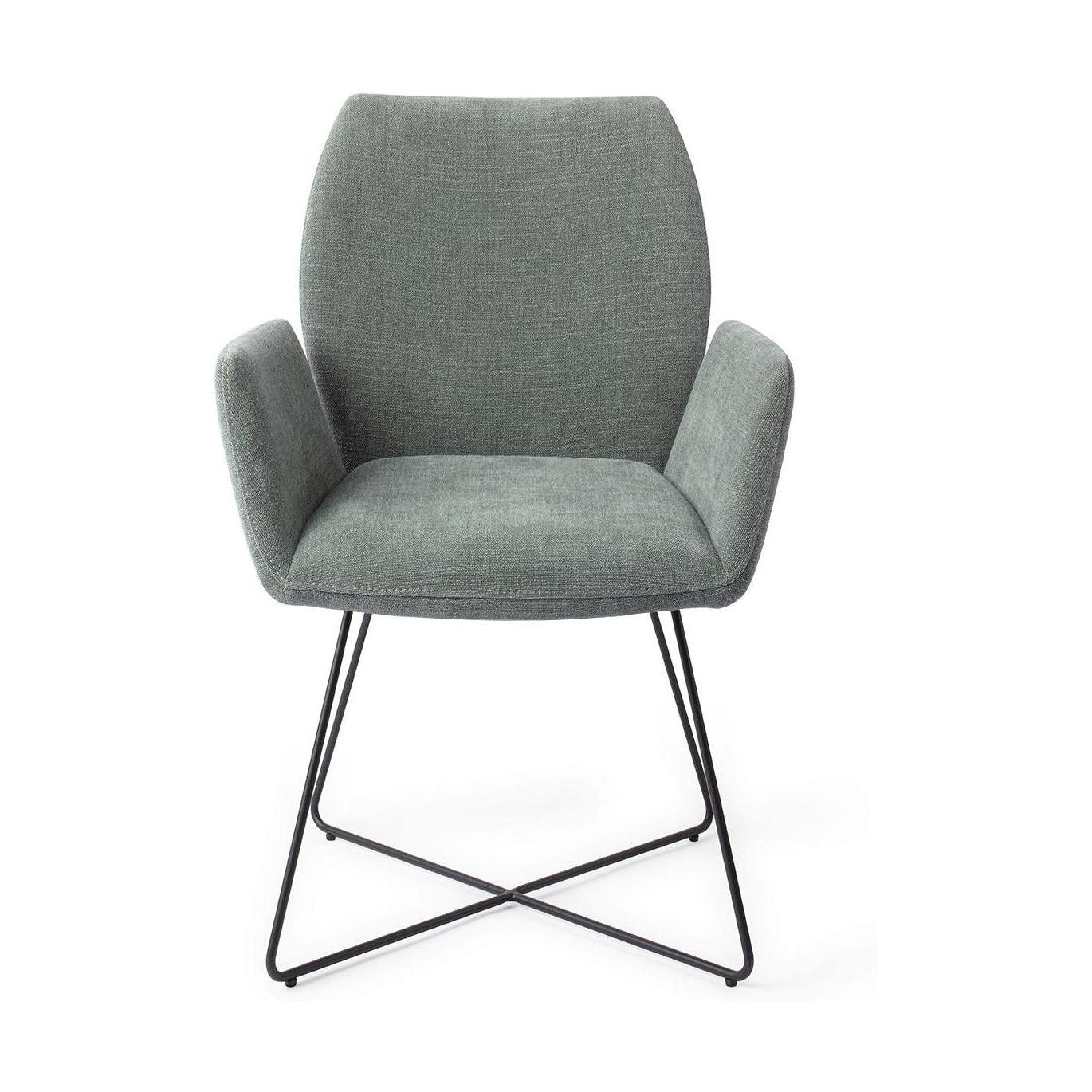 Jesper Home Misaki eetkamerstoel Breezy Blue cross black