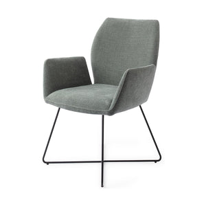 Jesper Home Misaki eetkamerstoel Breezy Blue cross black