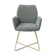 Jesper Home Misaki eetkamerstoel Breezy Blue cross gold