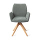 Jesper Home Misaki eetkamerstoel Breezy Blue revolve oak natural