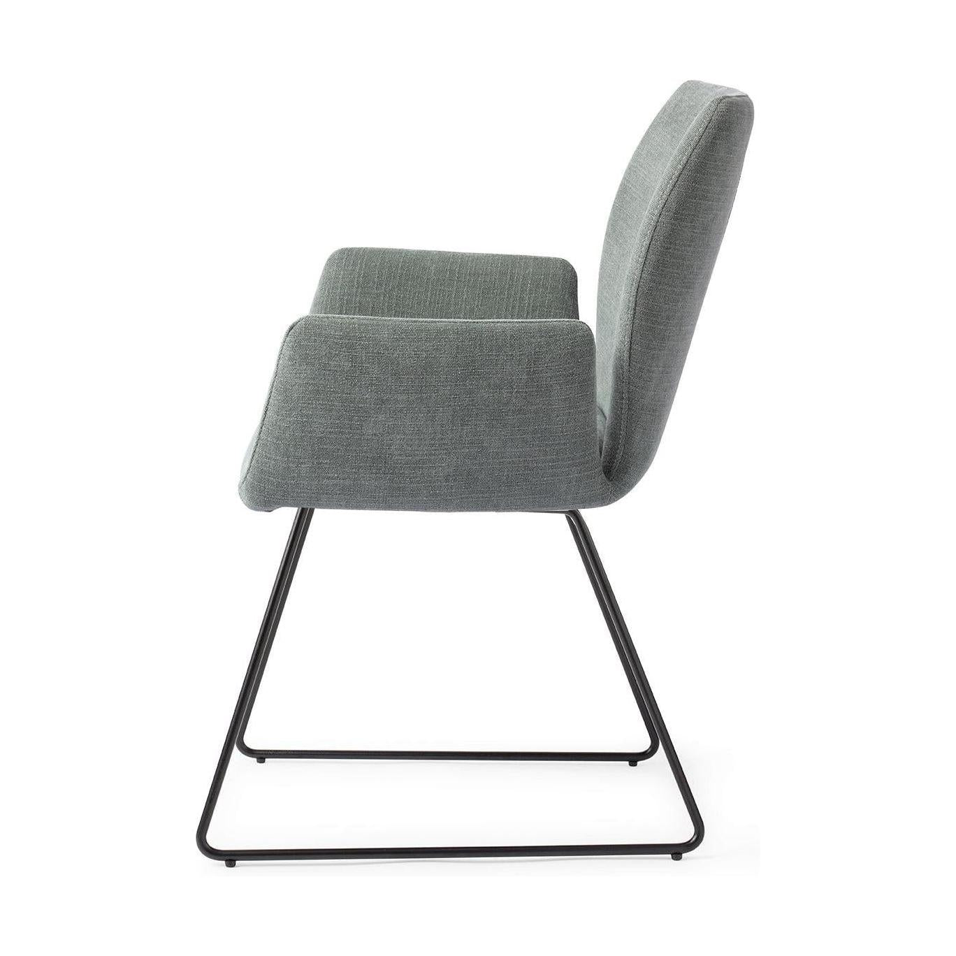 Jesper Home Misaki eetkamerstoel Breezy Blue slide black