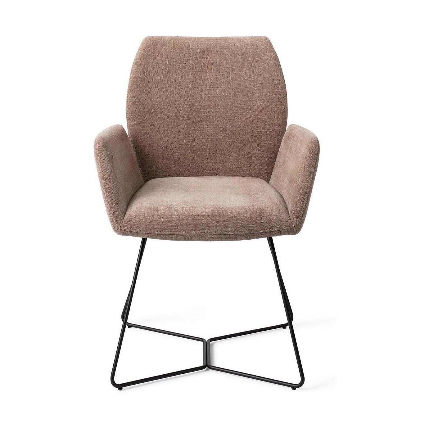Jesper Home Misaki eetkamerstoel Mocha Mist beehive black