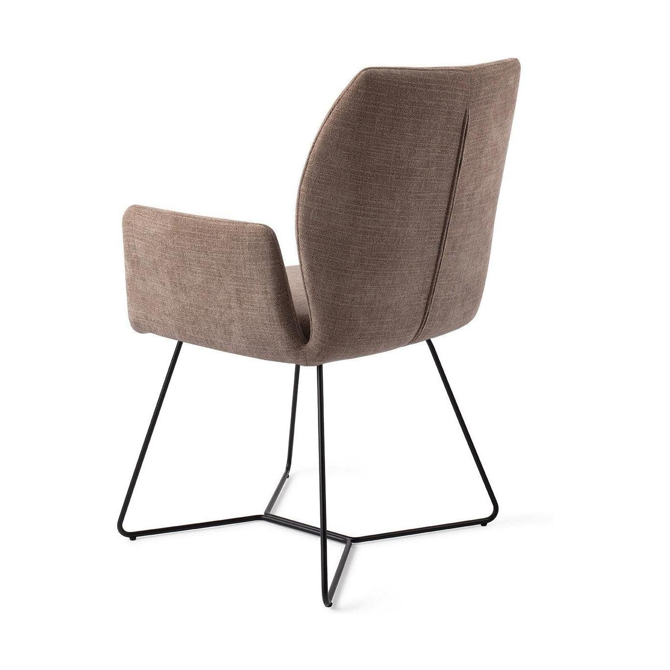 Jesper Home Misaki eetkamerstoel Mocha Mist beehive black