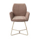 Jesper Home Misaki eetkamerstoel Mocha Mist beehive gold