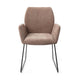 Jesper Home Misaki eetkamerstoel Mocha Mist slide black