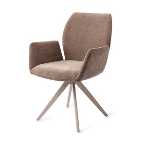 Jesper Home Misaki eetkamerstoel Mocha Mist turn beige