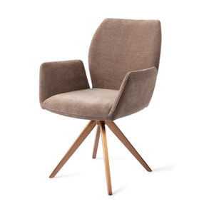 Jesper Home Misaki eetkamerstoel Mocha Mist turn rose