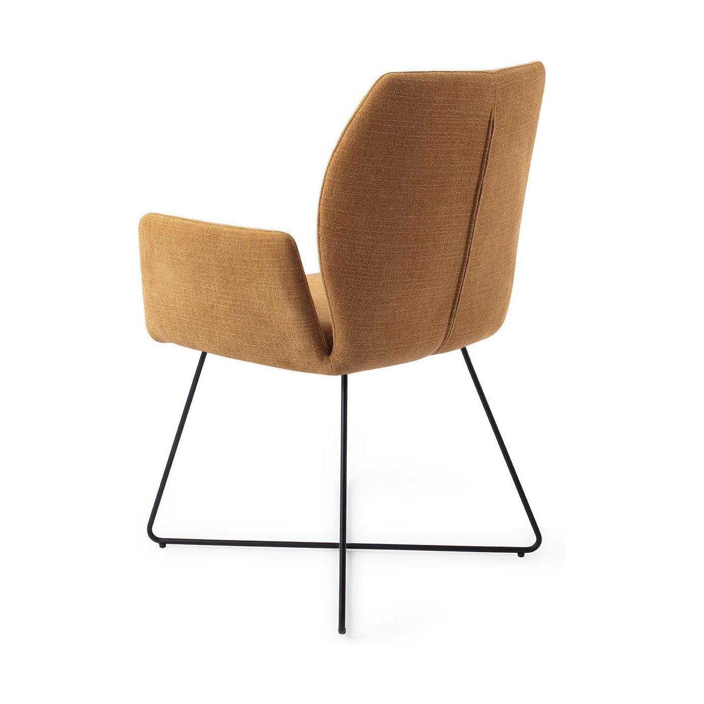Jesper Home Misaki eetkamerstoel Honey Harvest cross black