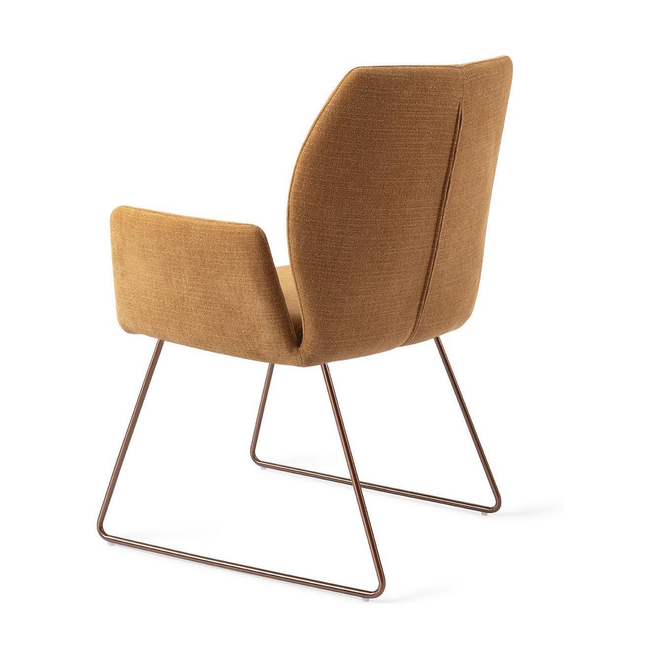 Jesper Home Misaki eetkamerstoel Honey Harvest slide rose