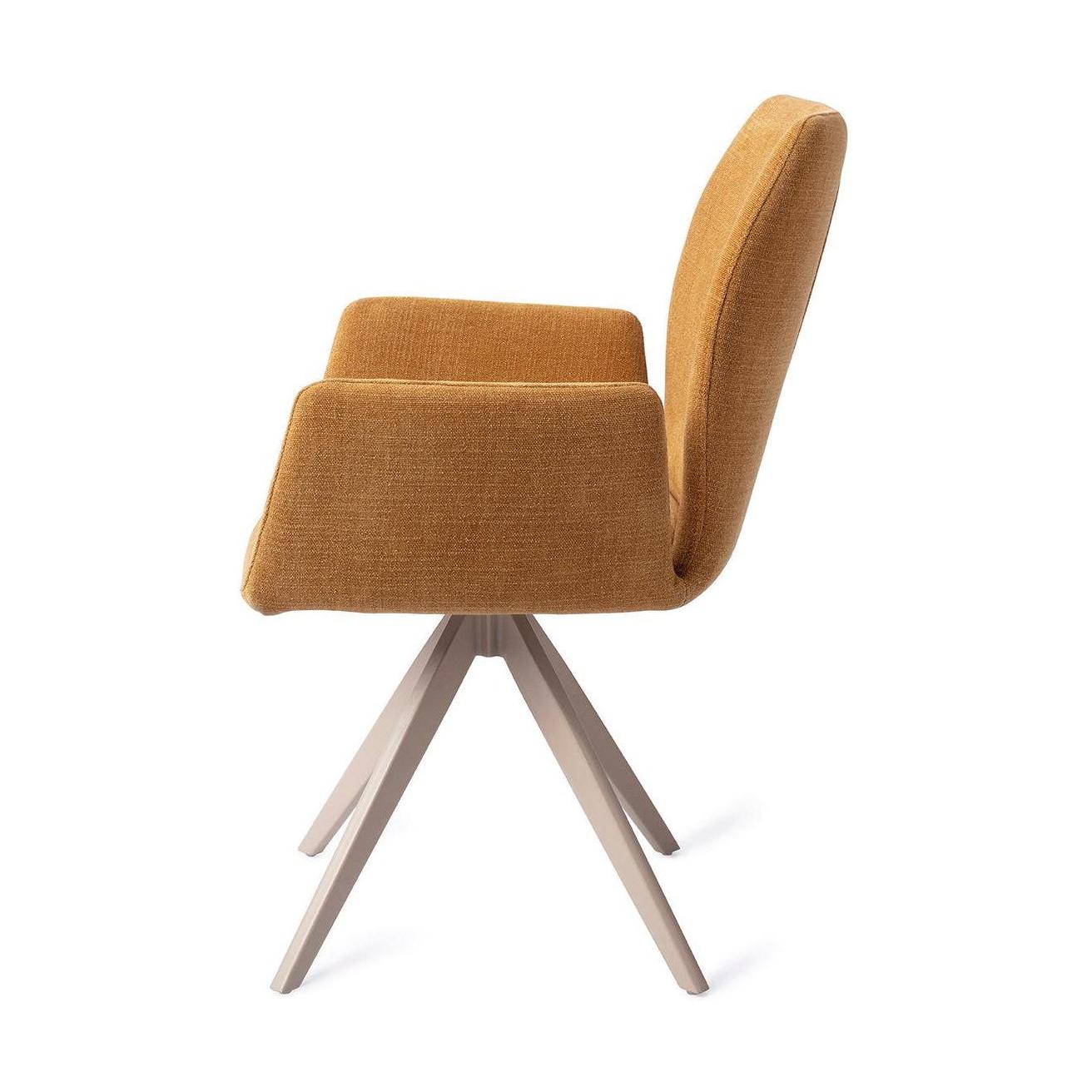 Jesper Home Misaki eetkamerstoel Honey Harvest turn beige
