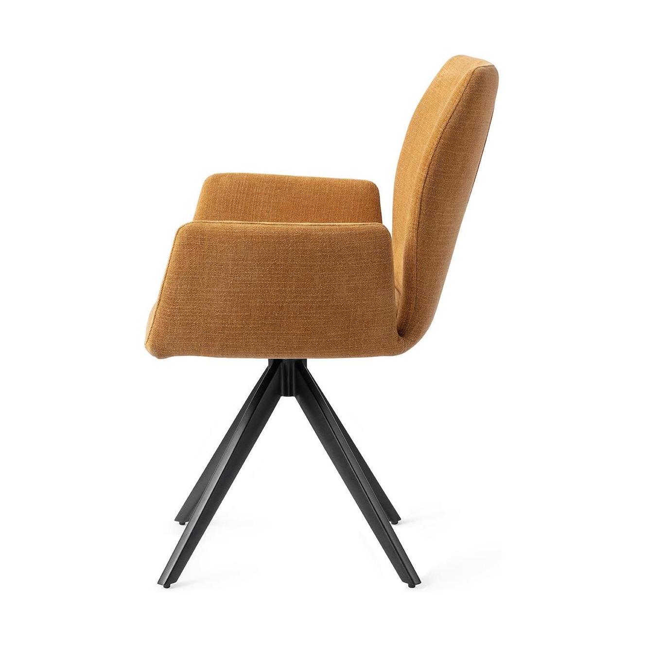 Jesper Home Misaki eetkamerstoel Honey Harvest turn black