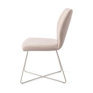Jesper Home Ikata eetkamerstoel Sand Strand cross steel