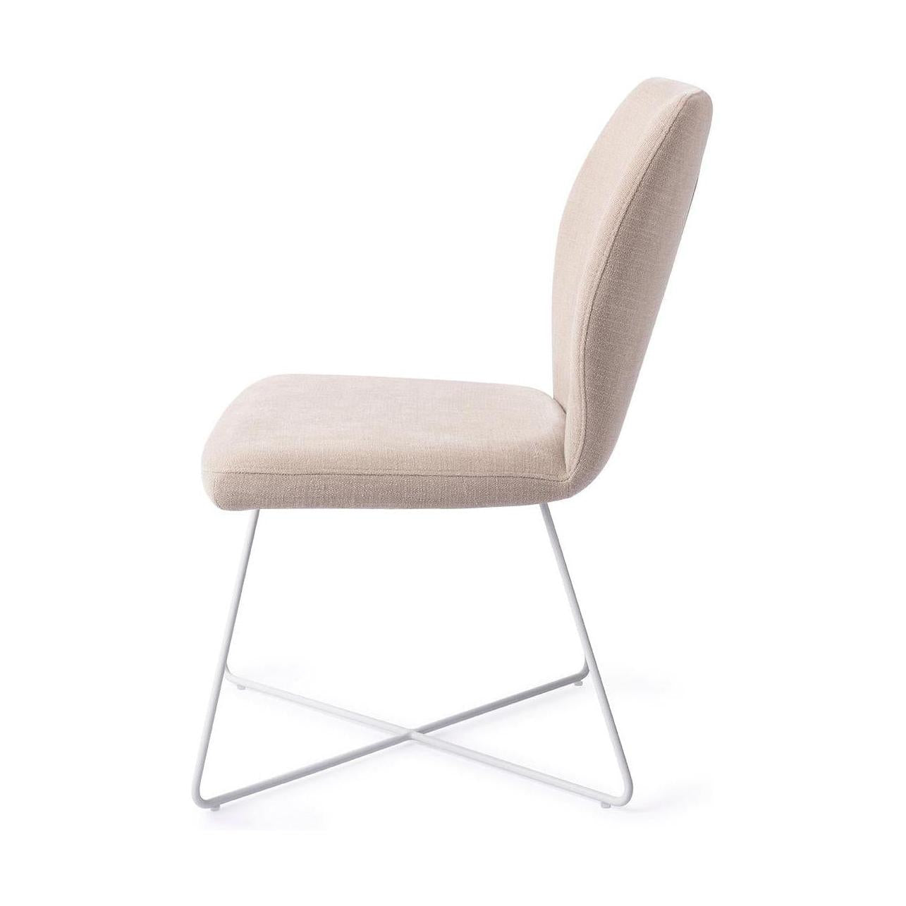 Jesper Home Ikata eetkamerstoel Sand Strand cross white