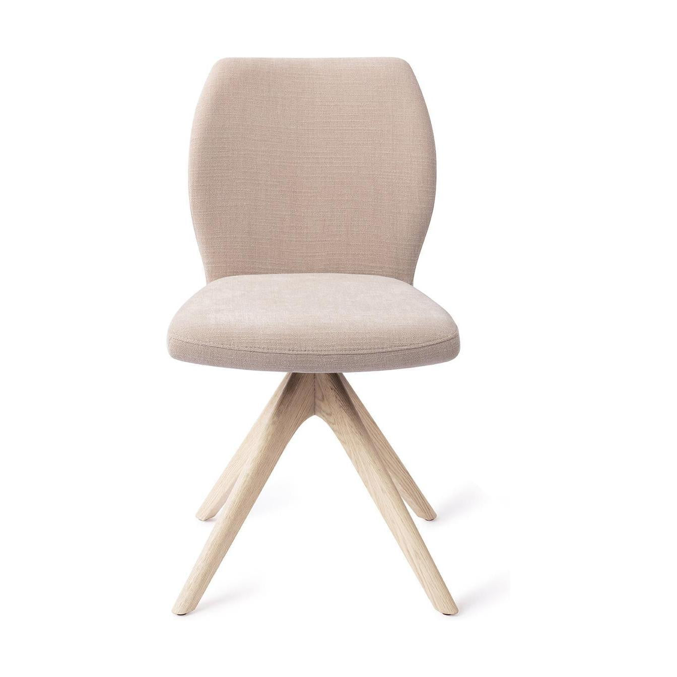 Jesper Home Ikata eetkamerstoel Sand Strand revolve oak bleach