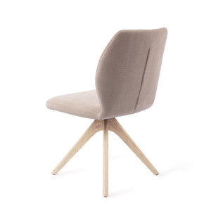 Jesper Home Ikata eetkamerstoel Sand Strand revolve oak bleach