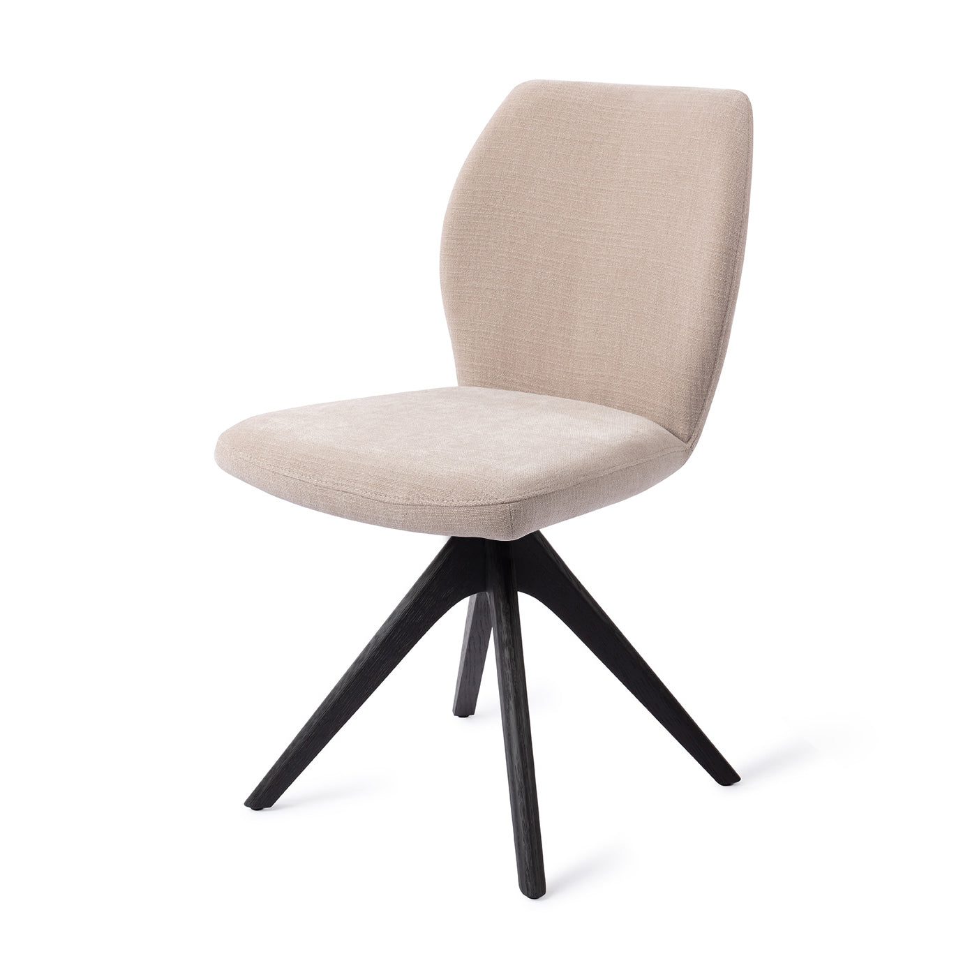 Jesper Home Ikata eetkamerstoel Sand Strand revolve oak black