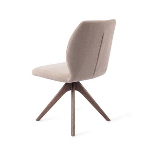 Jesper Home Ikata eetkamerstoel Sand Strand revolve oak walnut