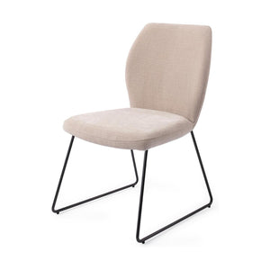 Jesper Home Ikata eetkamerstoel Sand Strand slide black