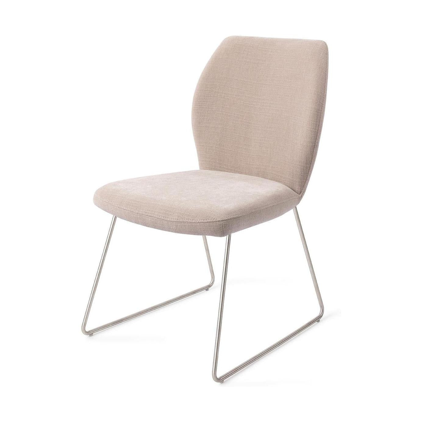 Jesper Home Ikata eetkamerstoel Sand Strand slide steel