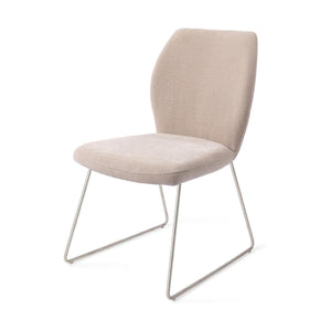 Jesper Home Ikata eetkamerstoel Sand Strand slide steel