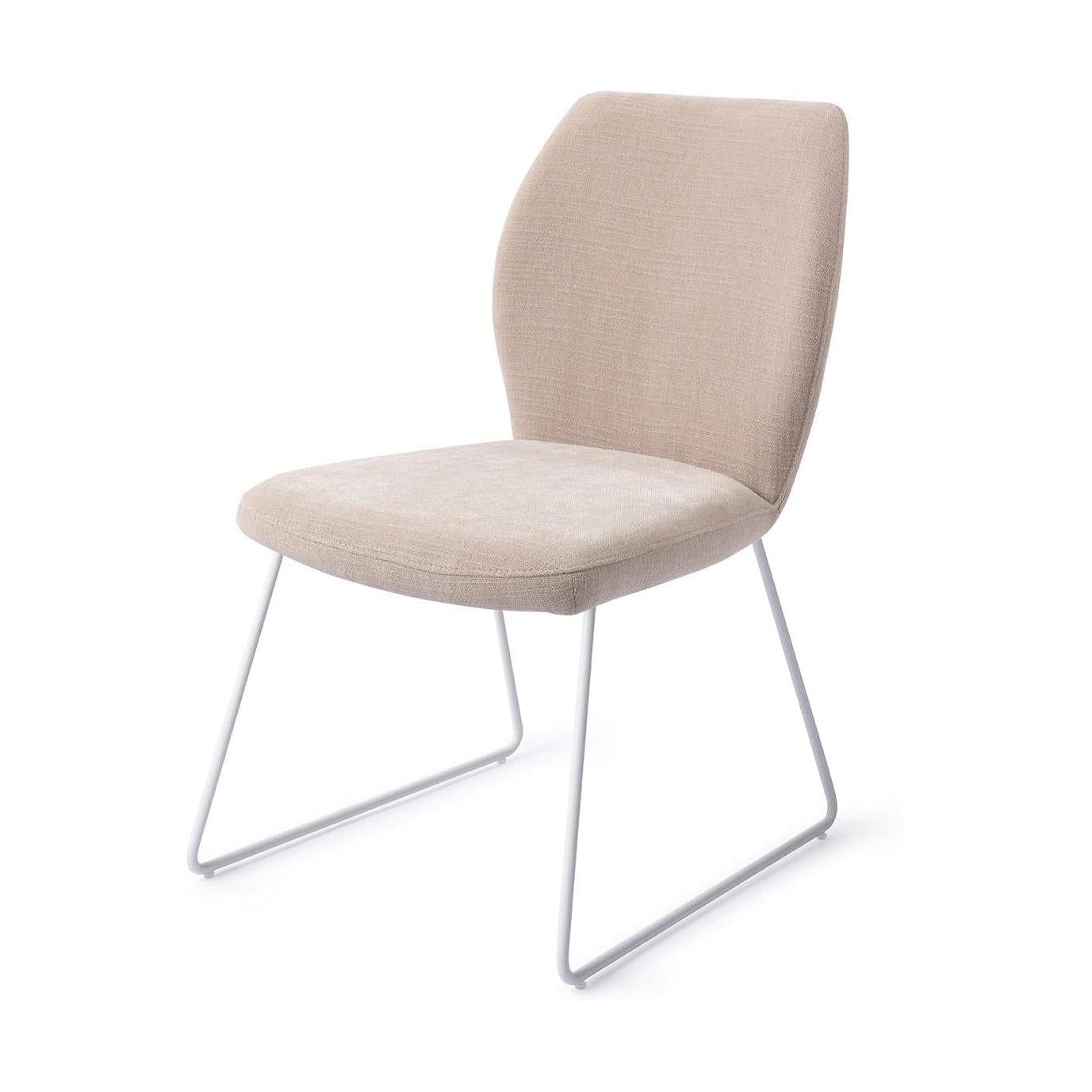 Jesper Home Ikata eetkamerstoel Sand Strand slide white