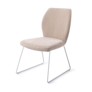 Jesper Home Ikata eetkamerstoel Sand Strand slide white