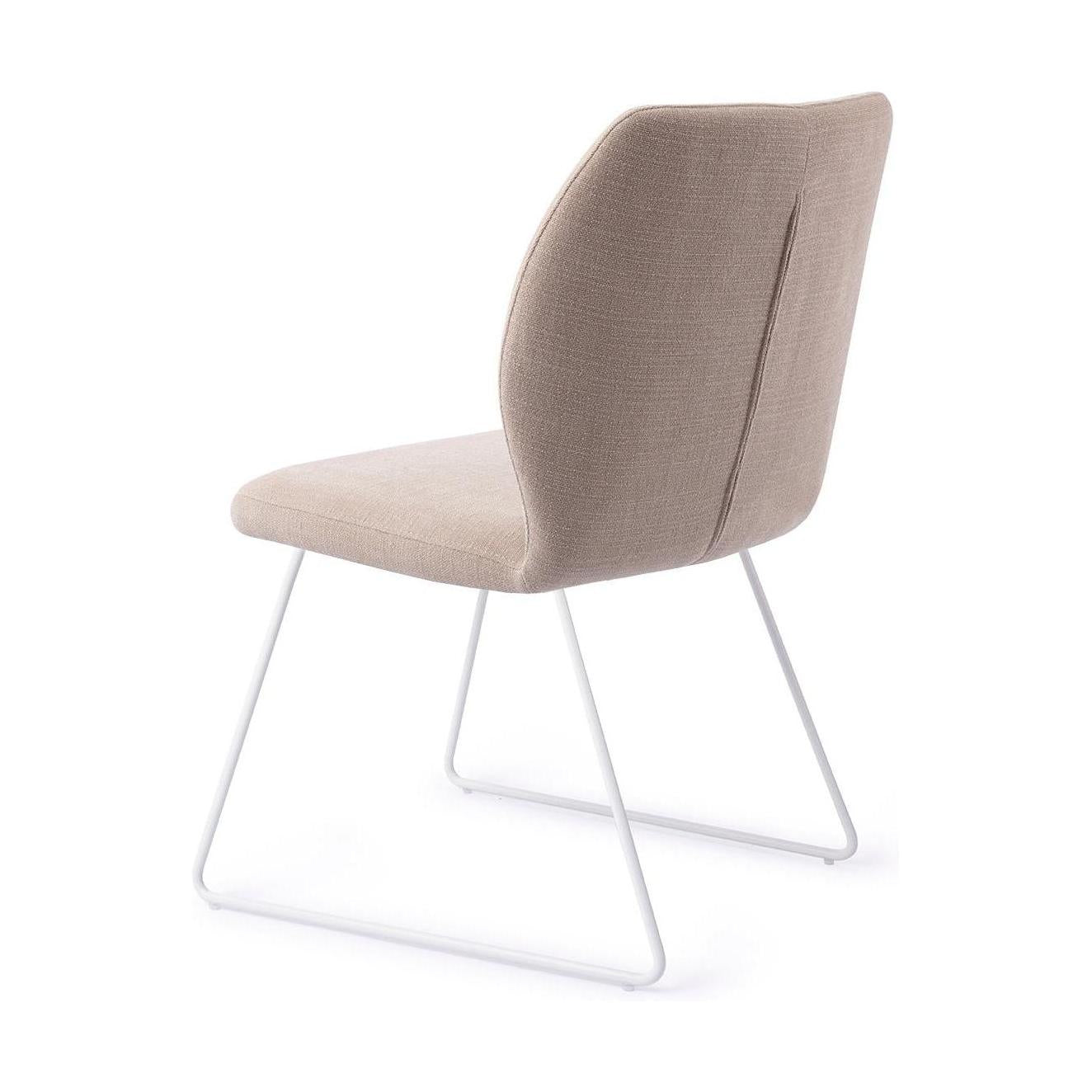 Jesper Home Ikata eetkamerstoel Sand Strand slide white