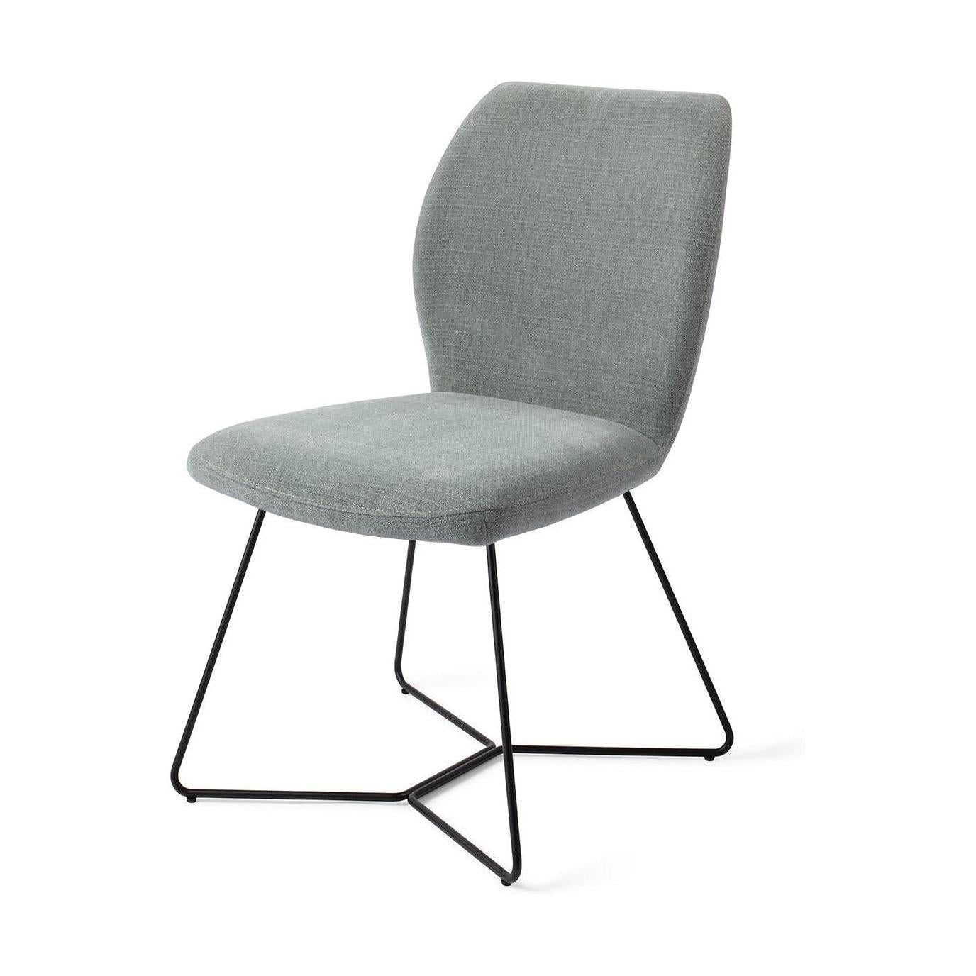 Jesper Home Ikata eetkamerstoel Breezy Blue beehive black