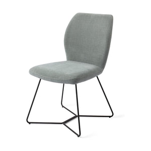 Jesper Home Ikata eetkamerstoel Breezy Blue beehive black