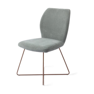 Jesper Home Ikata eetkamerstoel Breezy Blue cross rose