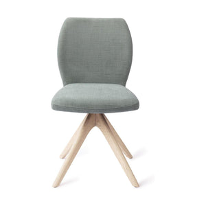 Jesper Home Ikata eetkamerstoel Breezy Blue revolve oak bleach