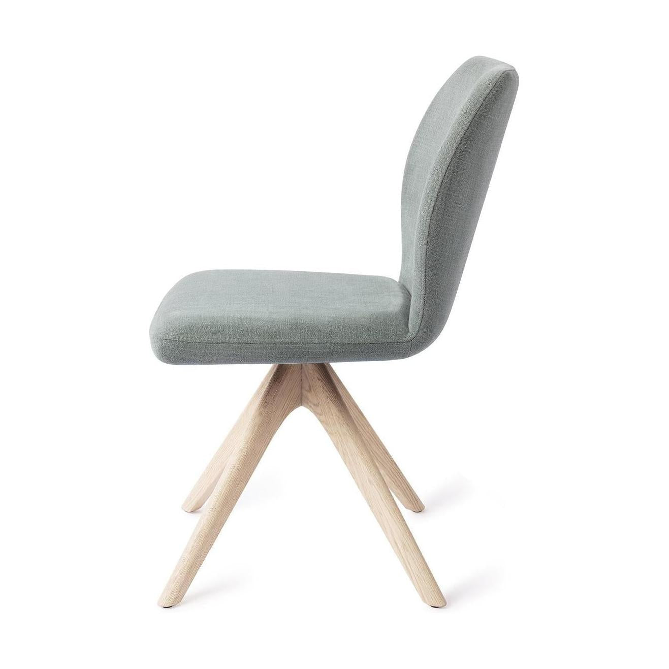 Jesper Home Ikata eetkamerstoel Breezy Blue revolve oak bleach
