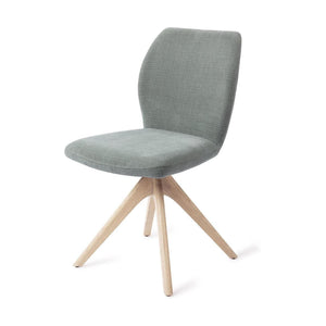 Jesper Home Ikata eetkamerstoel Breezy Blue revolve oak bleach
