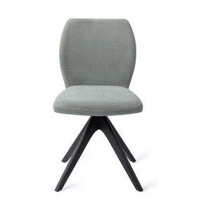 Jesper Home Ikata eetkamerstoel Breezy Blue revolve oak black