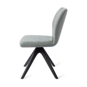 Jesper Home Ikata eetkamerstoel Breezy Blue revolve oak black