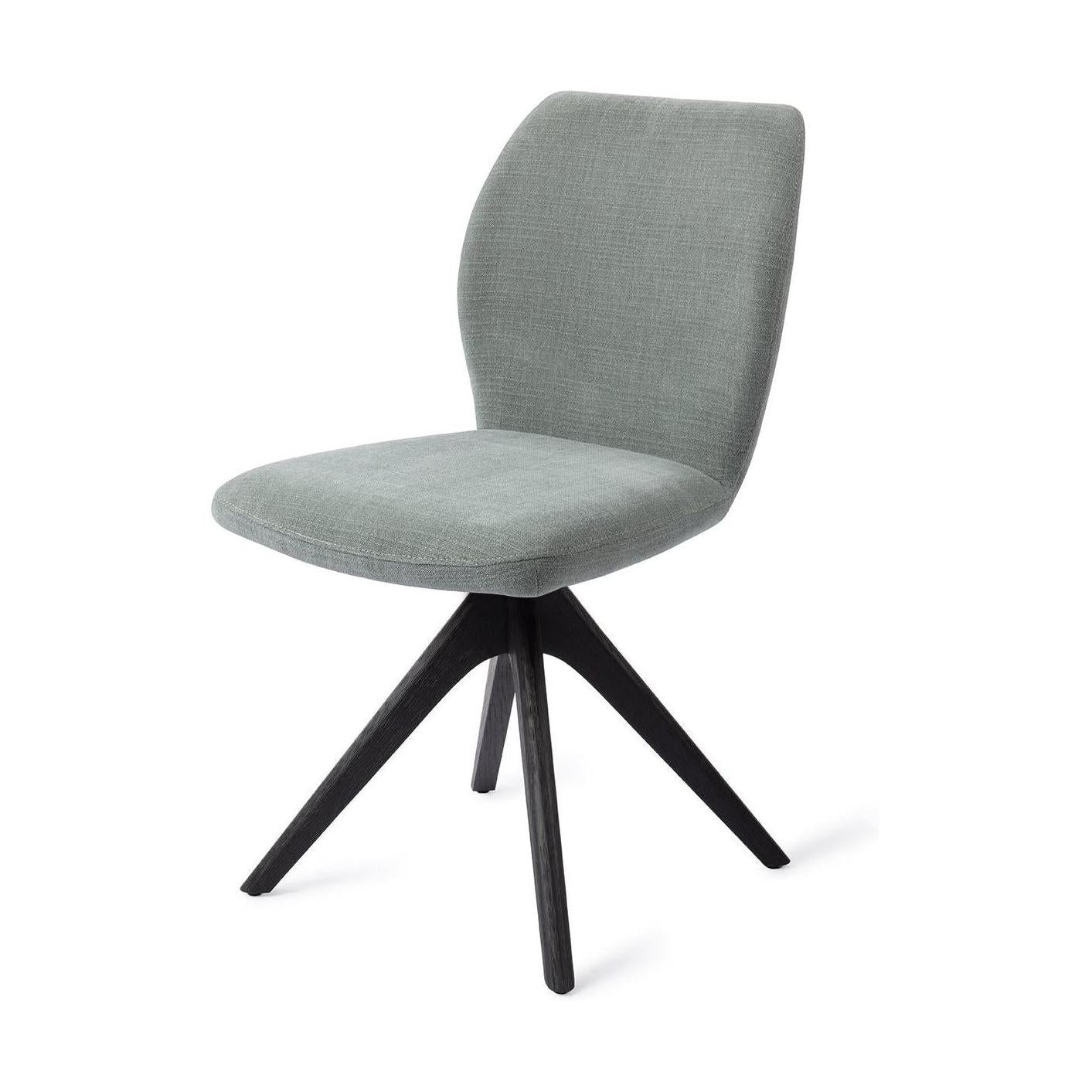 Jesper Home Ikata eetkamerstoel Breezy Blue revolve oak black