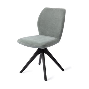 Jesper Home Ikata eetkamerstoel Breezy Blue revolve oak black