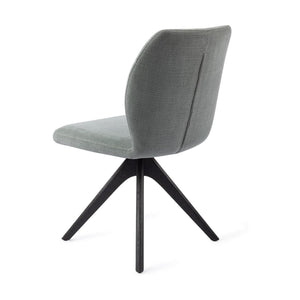 Jesper Home Ikata eetkamerstoel Breezy Blue revolve oak black