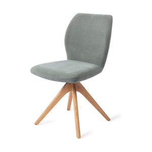 Jesper Home Ikata eetkamerstoel Breezy Blue revolve oak natural
