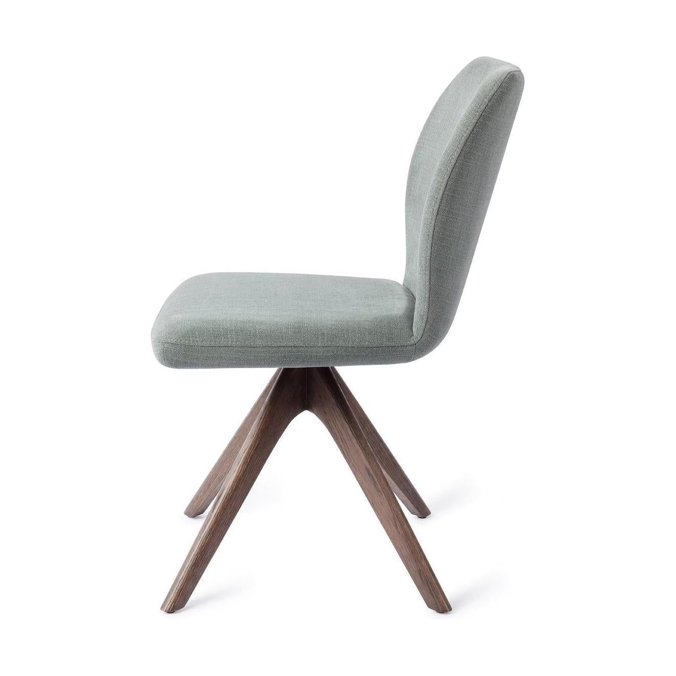 Jesper Home Ikata eetkamerstoel Breezy Blue revolve oak walnut