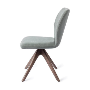 Jesper Home Ikata eetkamerstoel Breezy Blue revolve oak walnut