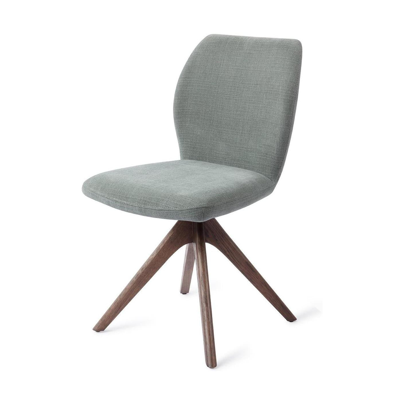 Jesper Home Ikata eetkamerstoel Breezy Blue revolve oak walnut