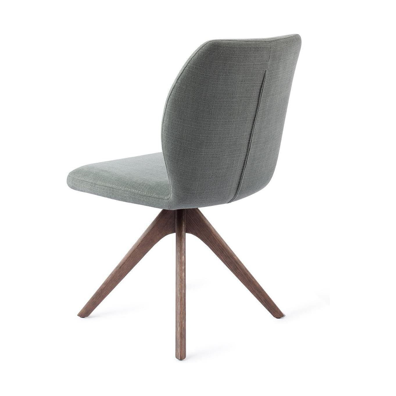 Jesper Home Ikata eetkamerstoel Breezy Blue revolve oak walnut