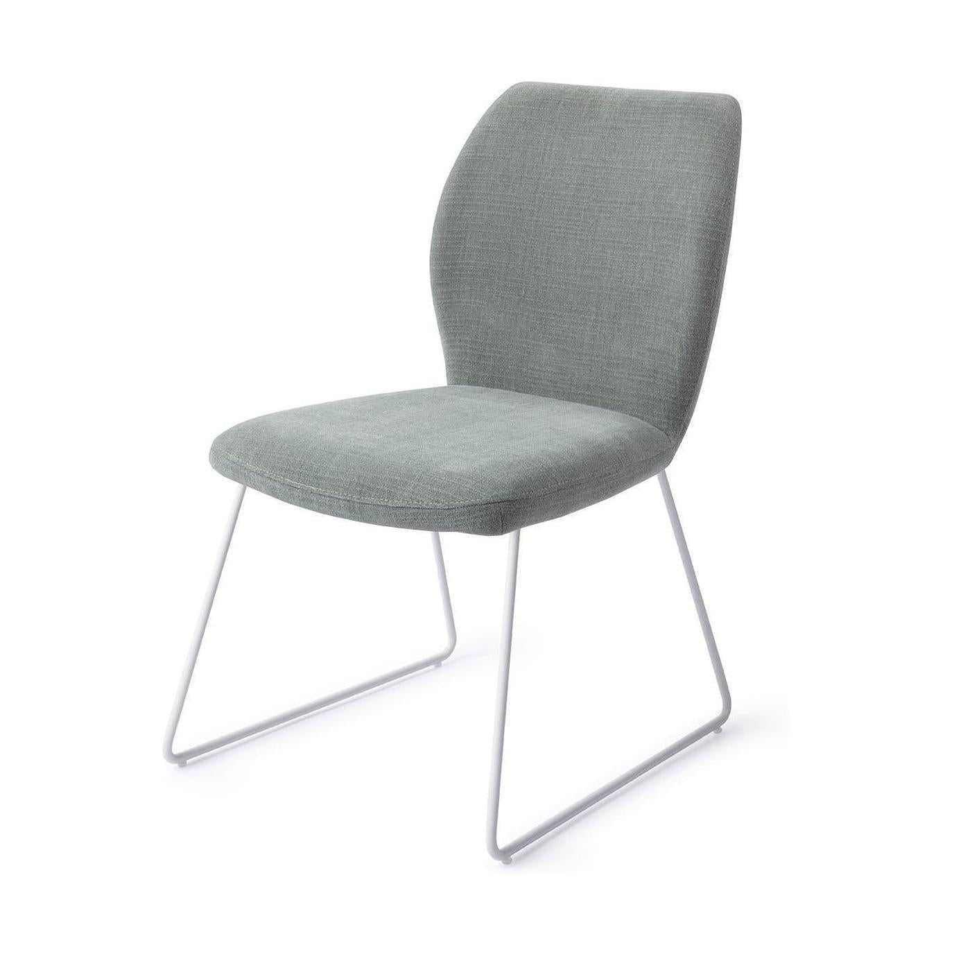 Jesper Home Ikata eetkamerstoel Breezy Blue slide white
